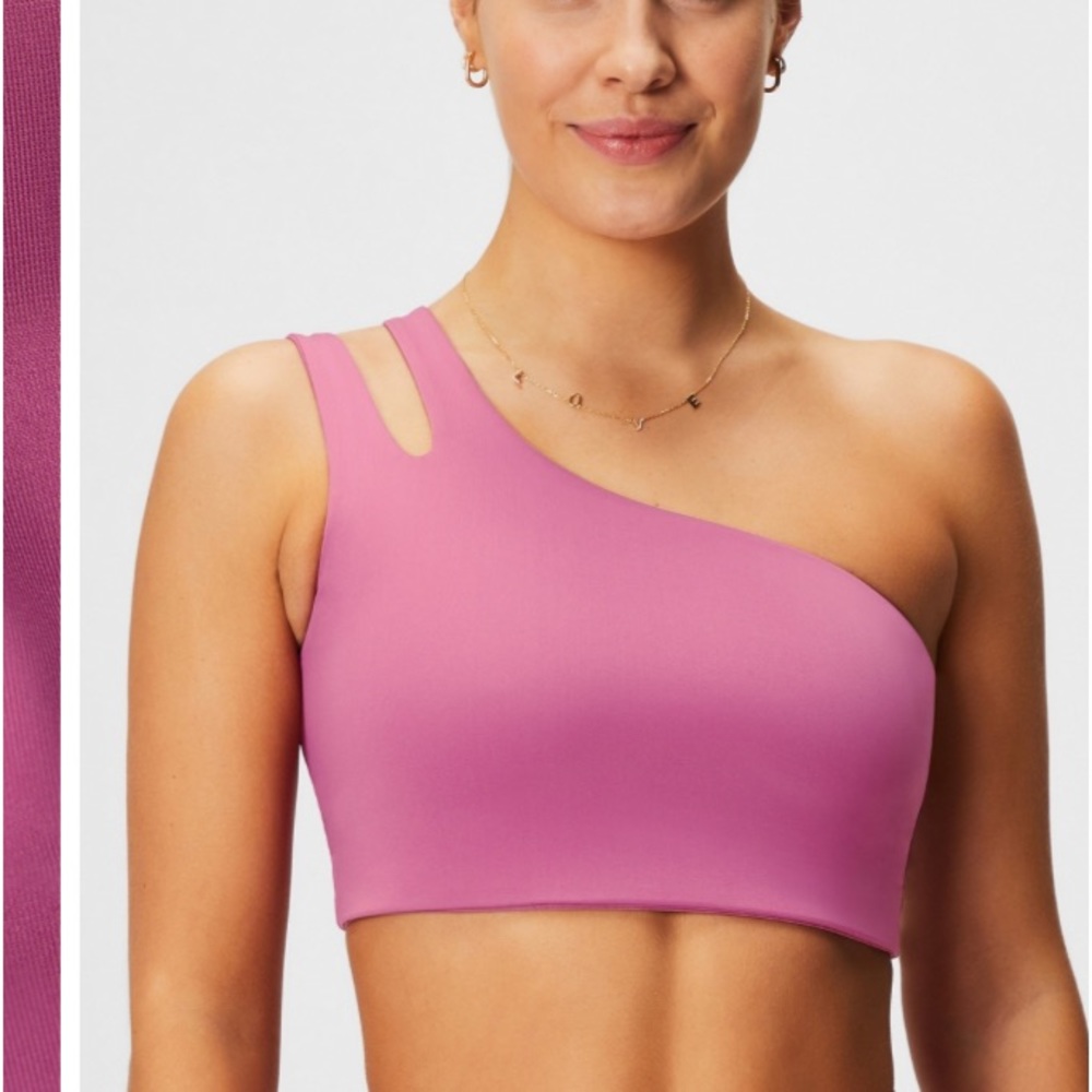 Fabletics Asymmetrical Double Strap Midi Bra - image 1